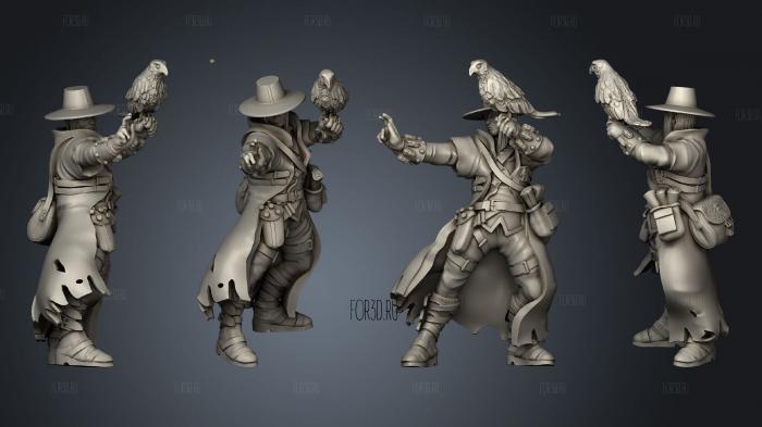 Human Sorcerer 05 stl model for CNC