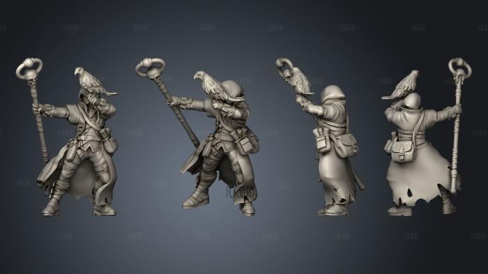 Human Sorcerer 06 stl model for CNC