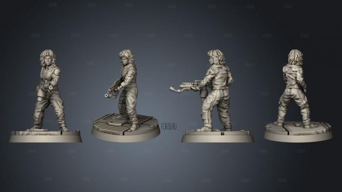 HUMAN SPACE CREW LANNIE MISALOUCHE 3d stl модель для ЧПУ