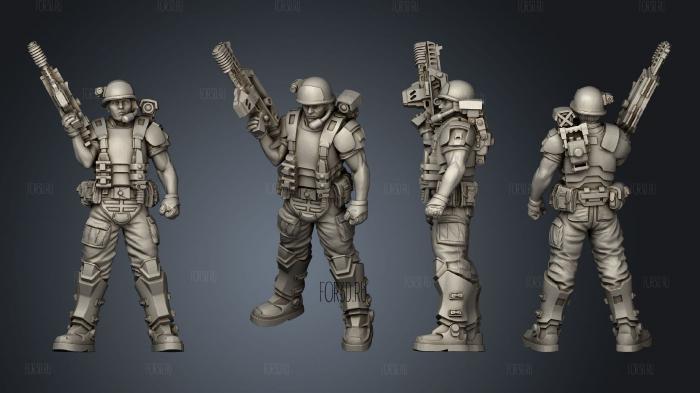 HUMAN SPACE MARINE OJI ALKASID 2 3d stl модель для ЧПУ