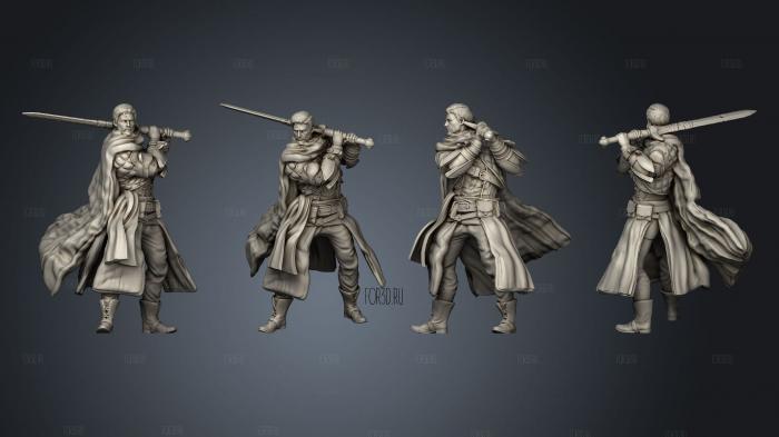 Human Thief Sword 3d stl модель для ЧПУ