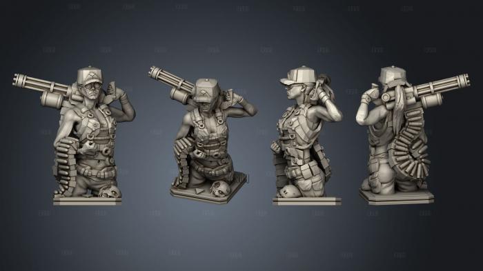 Huntress stl model for CNC