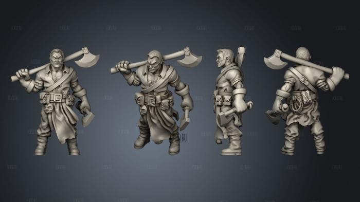 Huntsmen stl model for CNC