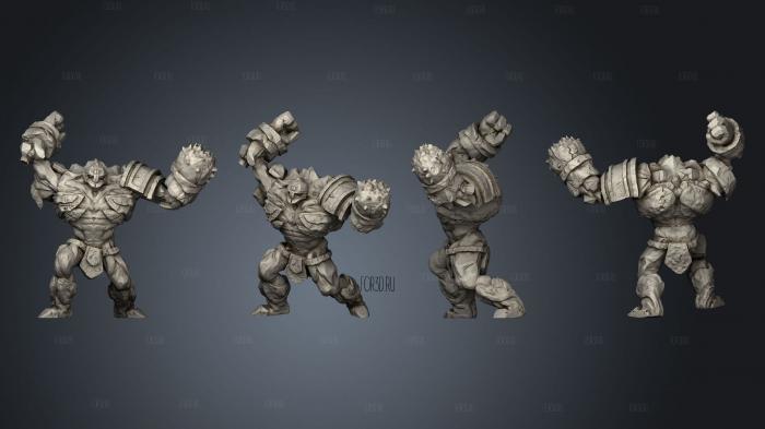 Ice Golem Attack Large 3d stl модель для ЧПУ