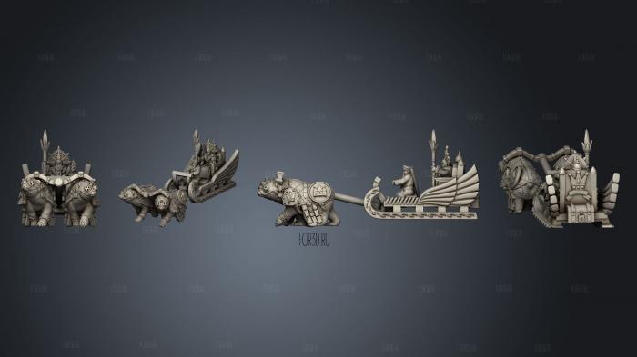 ice queen on a sleigh 3d stl модель для ЧПУ