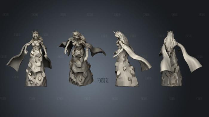 Ice Sorceress Forst Shield stl model for CNC