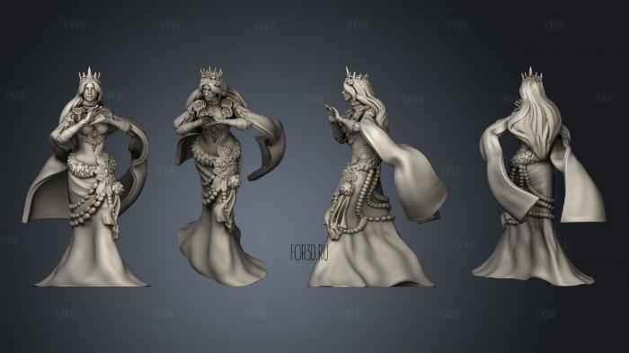 Ice Sorceress Magic stl model for CNC