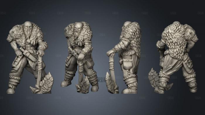 Ice Tribe Chieftan 3d stl модель для ЧПУ