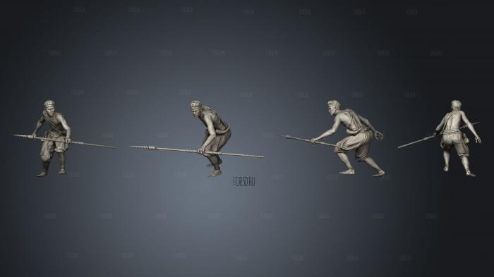 Igorot Hunter Beefed 3d stl модель для ЧПУ