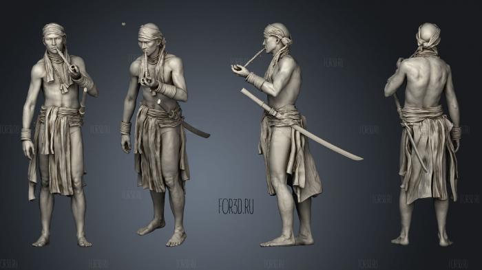 Igorot Smoking Beefed 3d stl модель для ЧПУ