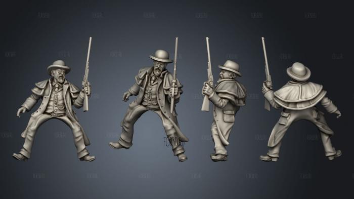 Join or Die BOUNTY HUNTER RIDER 07 stl model for CNC