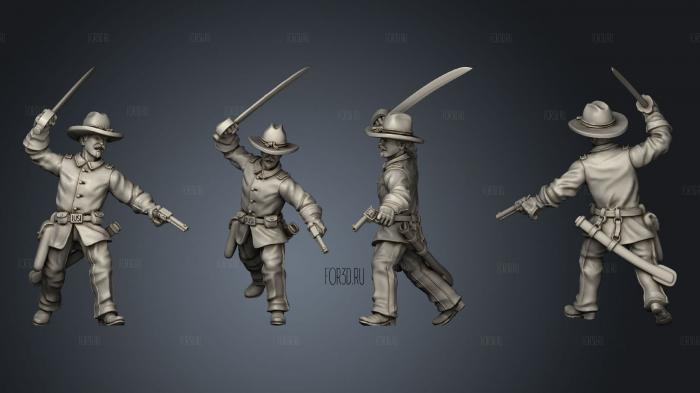 Join or Die CAVALRY 03 stl model for CNC