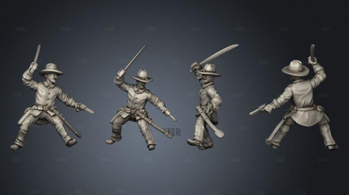 Join or Die CAVALRY 10 stl model for CNC