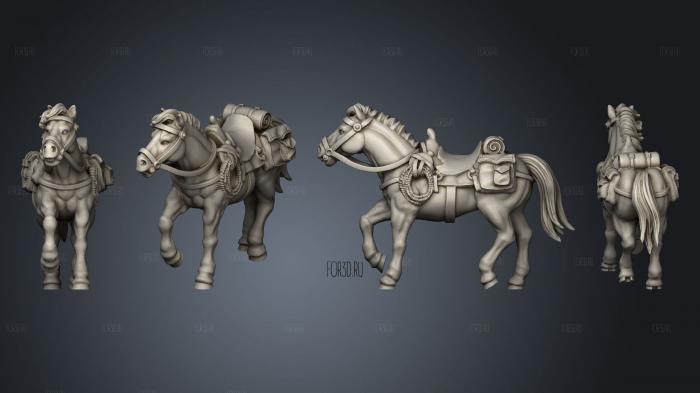 Join or Die COWBOY HORSE 01 stl model for CNC