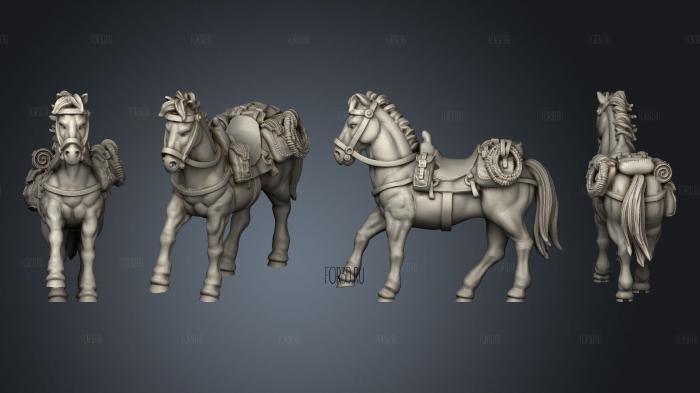 Join or Die COWBOY HORSE 02 stl model for CNC