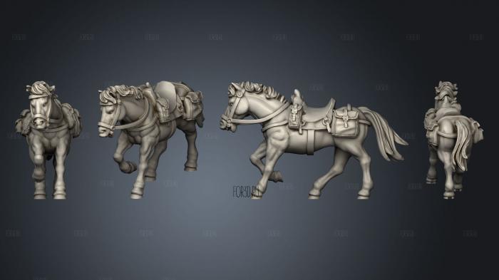 Join or Die COWBOY HORSE 03 stl model for CNC