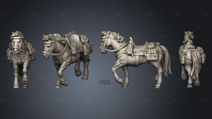 Join or Die COWBOY HORSE 05 stl model for CNC