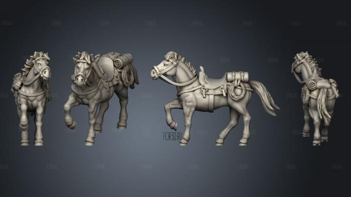 Join or Die COWBOY HORSE 09 stl model for CNC