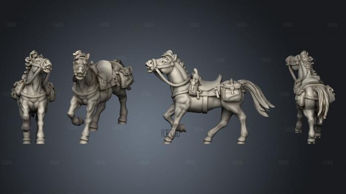 Join or Die COWBOY HORSE 10 stl model for CNC