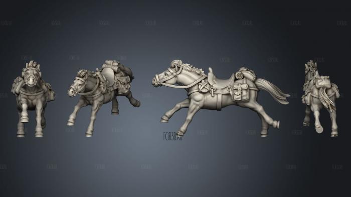 Join or Die COWBOY HORSE 11 stl model for CNC