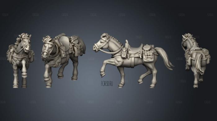 Join or Die COWBOY HORSE 12 stl model for CNC