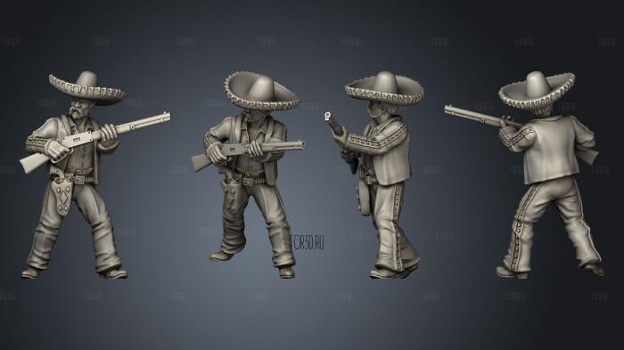 Join or Die MEXICAN BANDIT 01 stl model for CNC