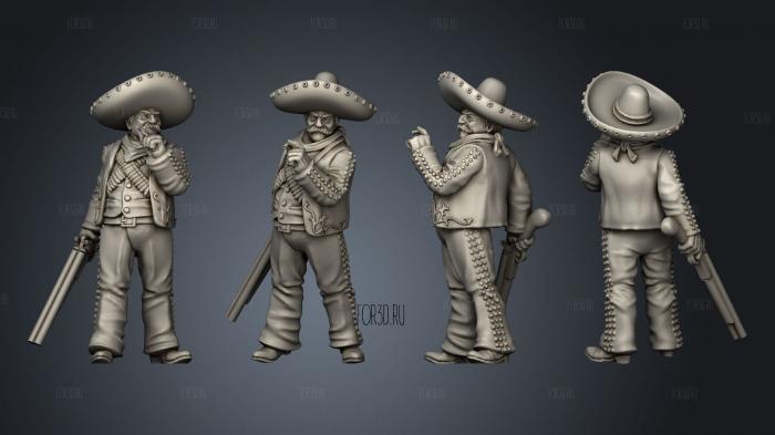 Join or Die MEXICAN BANDIT 06 stl model for CNC