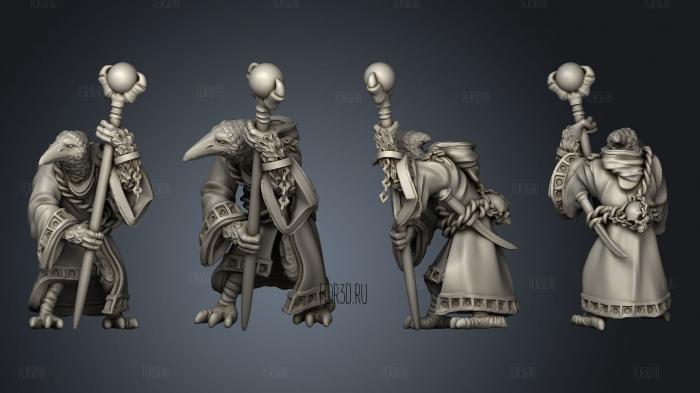 Kenku Wizard Old stl model for CNC