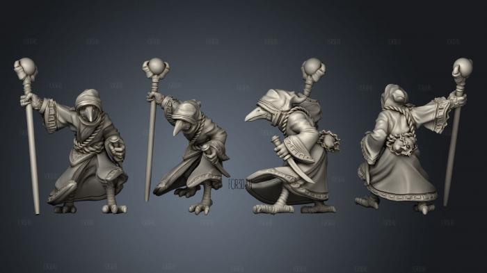 Kenku Wizard stl model for CNC