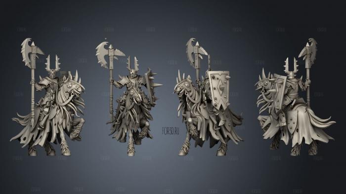 Knight 1 H Axe 001 stl model for CNC
