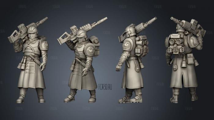 Knights Heavy Blaster Rifles 002 3d stl модель для ЧПУ