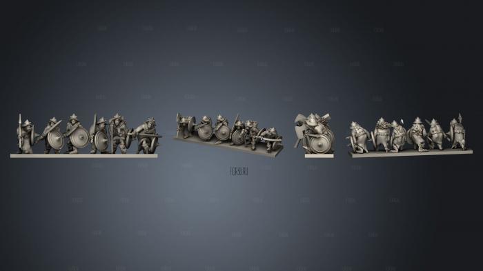 Knucklebones Orcs orc1 3d stl модель для ЧПУ