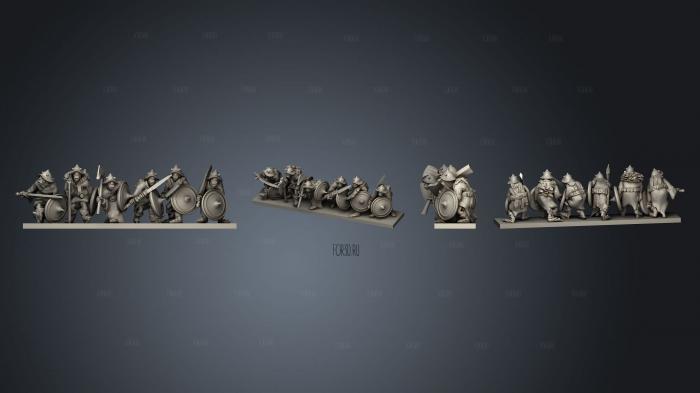 Knucklebones Orcs orc2 3d stl модель для ЧПУ