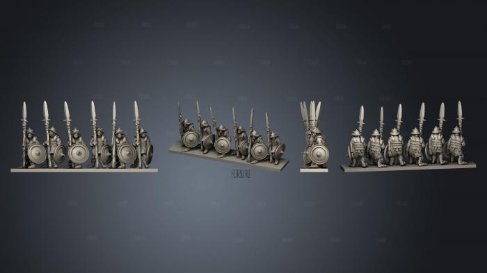 Knucklebones Orcs orcspearrack 1 3d stl модель для ЧПУ