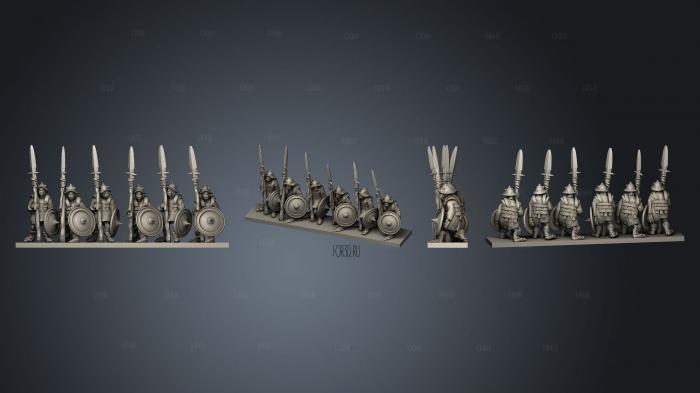 Knucklebones Orcs orcspearrack 2 3d stl модель для ЧПУ