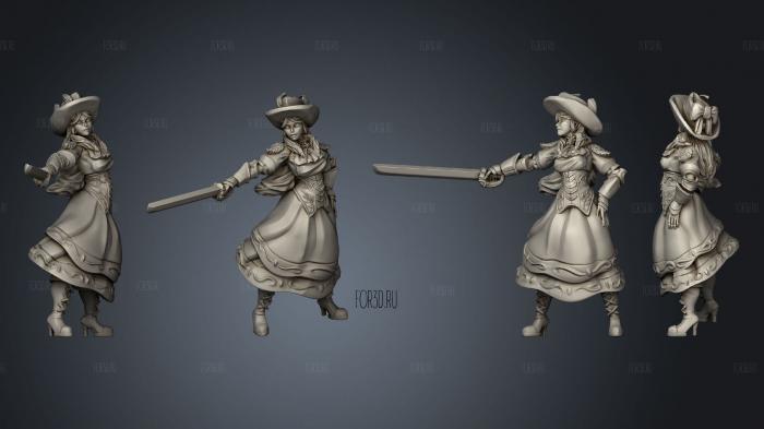 Lady Roseheart Challenging 3d stl модель для ЧПУ