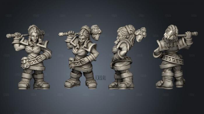 lasryl the cleric 01 stl model for CNC