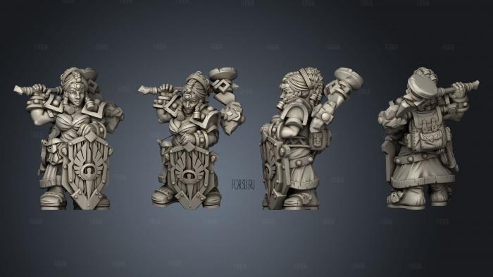 lasryl the cleric 03 stl model for CNC