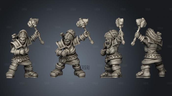 lasryl the cleric 04 stl model for CNC