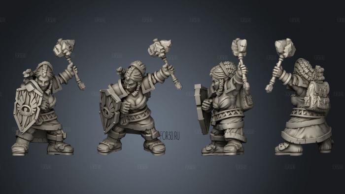 lasryl the cleric 05 stl model for CNC