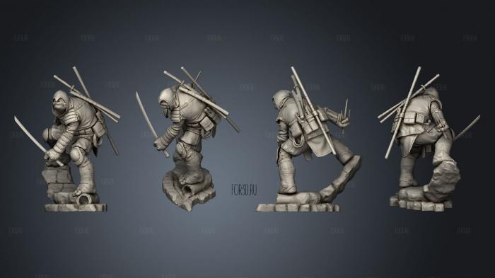 Last Ronin stl model for CNC