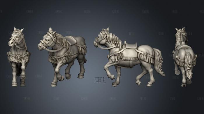 LEGATE TITUS HORSE stl model for CNC