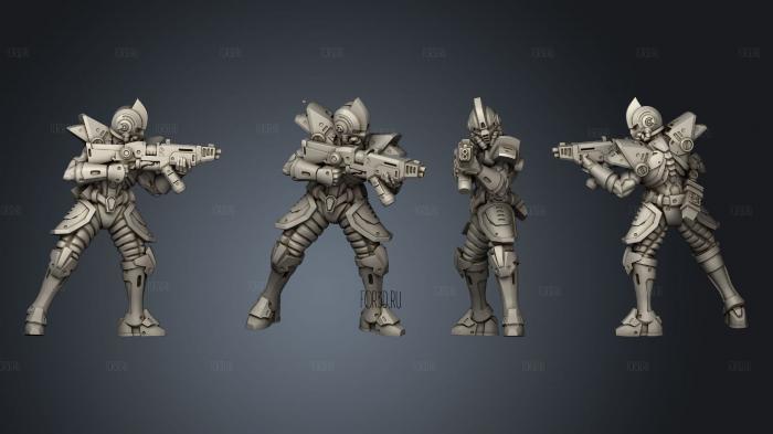 Legion Infantry Men 01 stl model for CNC