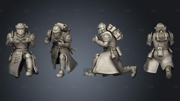 Light weapon teams SM 1 Gunner stl model for CNC