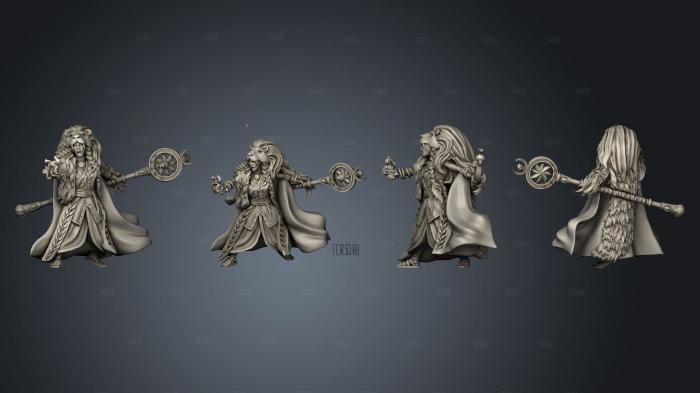 Lion Enchantress Body stl model for CNC