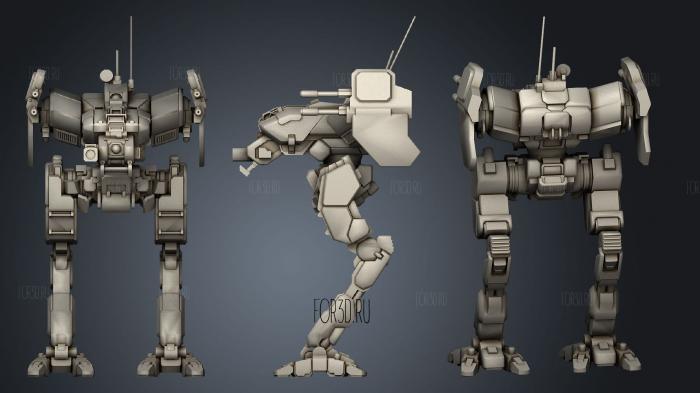 Locust GAM stl model for CNC