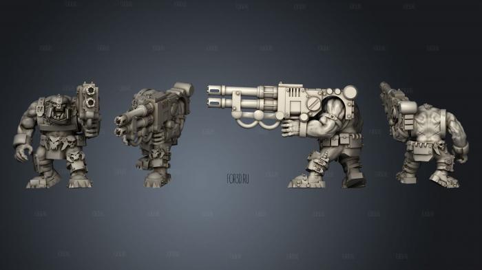 Lucky Armored Scrap Gunners 02 stl model for CNC