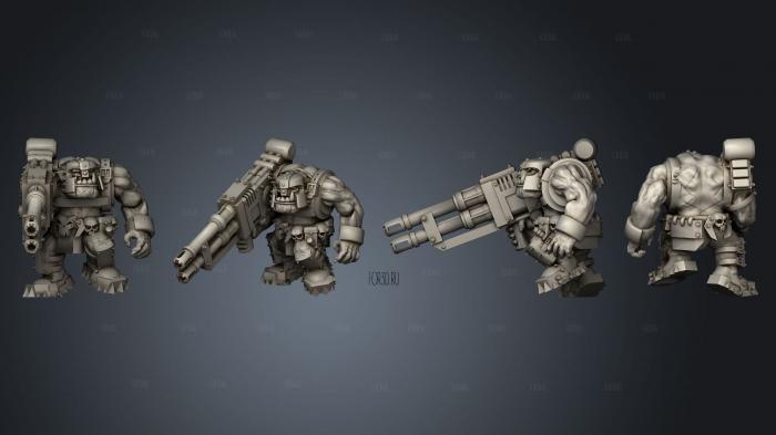 Lucky Armored Scrap Gunners 04 stl model for CNC
