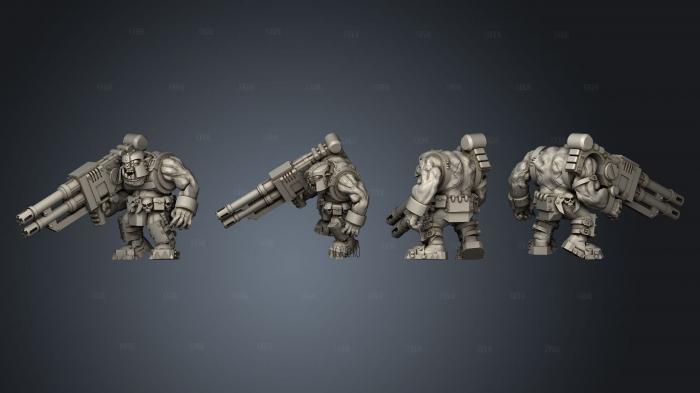 Lucky Armored Scrap Gunners 05 stl model for CNC
