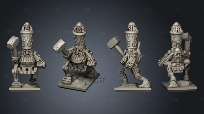 Magma Bionic Dwarf stl model for CNC